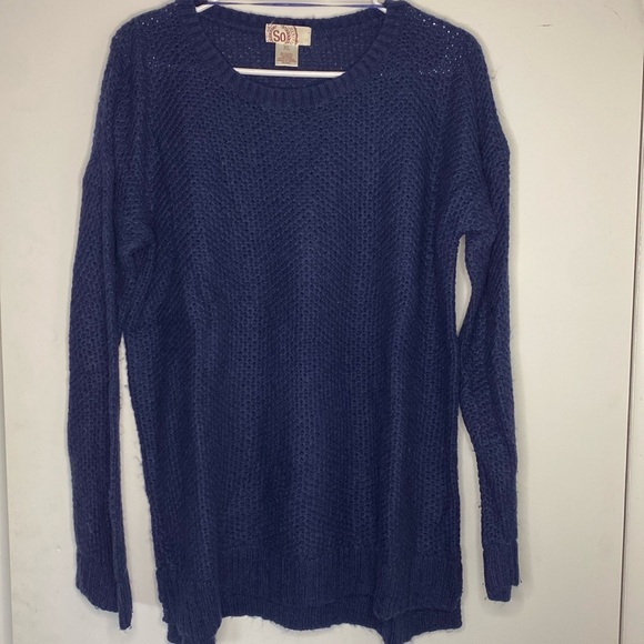 SO Navy Blue Women's Sweater - Picture 1 of 3